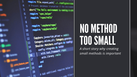 No method too small | Amoenus Dev