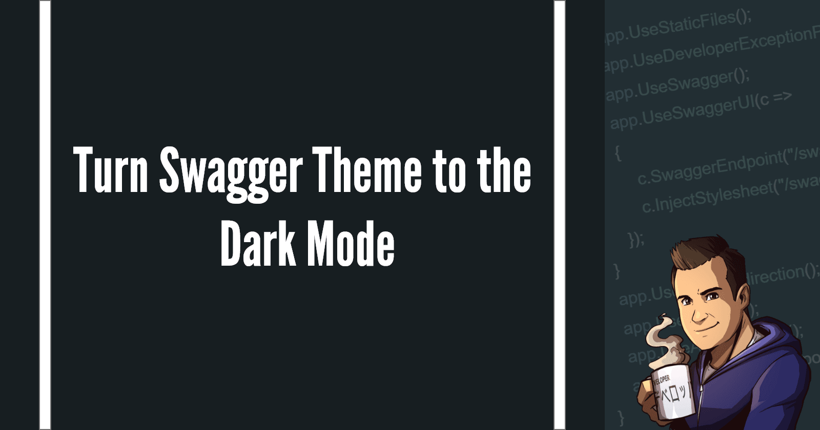 Turn Swagger Theme to the Dark Mode
